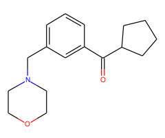 cyclopentyl 3-(morpholinomethyl)phenyl ketone