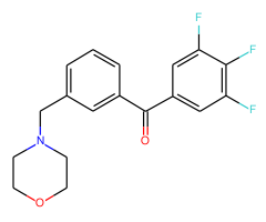 3'-morpholinomethyl-3,4,5-trifluorobenzophenone