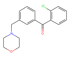 2-chloro-3'-morpholinomethyl benzophenone