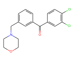 3,4-dichloro-3'-morpholinomethyl benzophenone