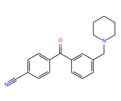 4'-cyano-3-piperidinomethyl benzophenone