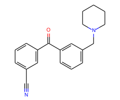 3-cyano-3'-piperidinomethyl benzophenone