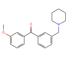 3-methoxy-3'-piperidinomethyl benzophenone