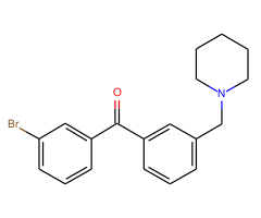 3-bromo-3'-piperidinomethyl benzophenone