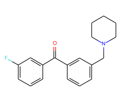 3-fluoro-3'-piperidinomethyl benzophenone