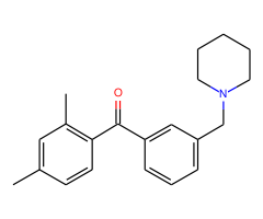 2,4-dimethyl-3'-piperidinomethyl benzophenone