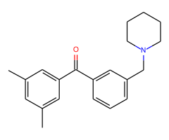 3,5-dimethyl-3'-piperidinomethyl benzophenone