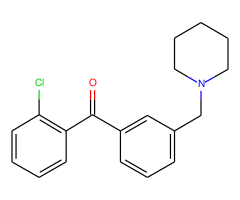 2-chloro-3'-piperidinomethyl benzophenone