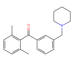 2,6-dimethyl-3'-piperidinomethyl benzophenone
