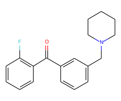 2-fluoro-3'-piperidinomethyl benzophenone