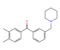 3,4-dimethyl-3'-piperidinomethyl benzophenone