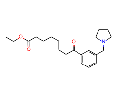 ethyl 8-oxo-8-[3-(pyrrolidinomethyl)phenyl]octanoate