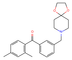 2,4-dimethyl-3'-[8-(1,4-dioxa-8-azaspiro[4.5]decyl)methyl]benzophenone