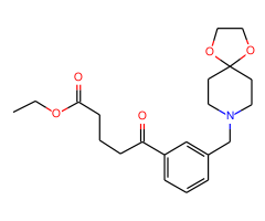 ethyl 5-[3-[8-(1,4-dioxa-8-azaspiro[4.5]decyl)methyl]phenyl]-5-oxovalerate