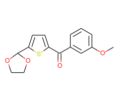 5-(1,3-Dioxolan-2-yl)-2-(3-methoxybenzoyl)thiophene