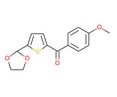 5-(1,3-Dioxolan-2-yl)-2-(4-methoxybenzoyl)thiophene