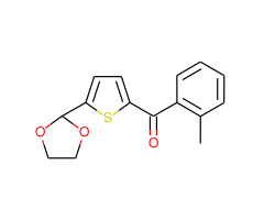 5-(1,3-Dioxolan-2-yl)-2-(2-methylbenzoyl)thiophene