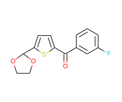 5-(1,3-Dioxolan-2-yl)-2-(3-fluorobenzoyl)thiophene