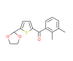 2-(2,3-Dimethylbenzoyl)-5-(1,3-dioxolan-2-yl)thiophene