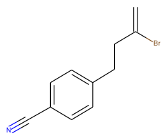 2-bromo-4-(4-cyanophenyl)-1-butene