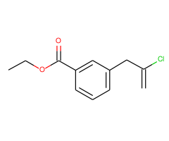 3-(3-carboethoxyphenyl)-2-chloro-1-propene