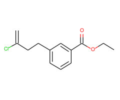 4-(3-carboethoxyphenyl)-2-chloro-1-butene