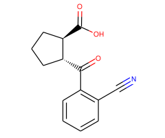 trans-2-(2-cyanobenzoyl)cyclopentane-1-carboxylic acid