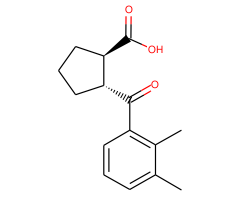 trans-2-(2,3-dimethylbenzoyl)cyclopentane-1-carboxylic acid