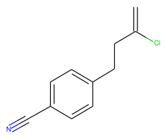 2-chloro-4-(4-cyanophenyl)-1-butene
