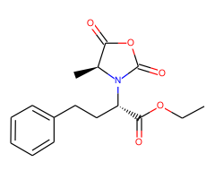 (S)-Ethyl 2-((S)-4-methyl-2,5-dioxooxazolidin-3-yl)-4-phenylbutanoate