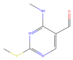4-(methylamino)-2-(methylthio)pyrimidine-5-carbaldehyde