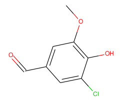 3-Chloro-4-hydroxy-5-methoxy benzaldehyde
