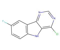 4-Chloro-8-fluoro-5H-pyrimido[5,4-b]indole