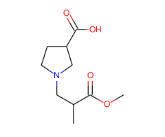 1-(2-Methoxycarbonyl-propyl)-pyrrolidine-3-carboxylic acid