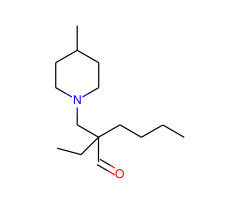 2-Ethyl-2-[(4-methylpiperidin-1-yl)methyl]hexanal