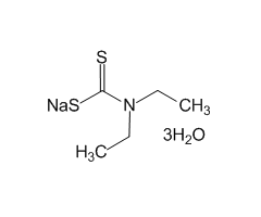Sodium diethyldithiocarbamate trihydrate ,100 μg/mL in Water