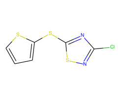 3-Chloro-5-(thiophen-2-ylthio)-1,2,4-thiadiazole