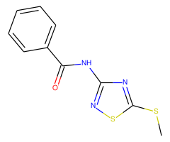 N-(5-Methylthio-1,2,4-thiadiazol-3-yl)benzamide