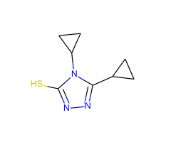 4,5-Dicyclopropyl-4H-[1,2,4]triazole-3-thiol