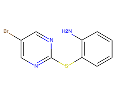 2-[(5-Bromopyrimidin-2-yl)thio]aniline
