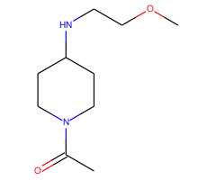 1-Acetyl-N-(2-methoxyethyl)piperidin-4-amine