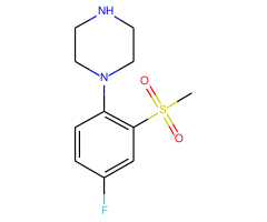 1-[4-Fluoro-2-(methylsulfonyl)phenyl]piperazine