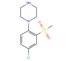 1-[4-Chloro-2-(methylsulfonyl)phenyl]piperazine