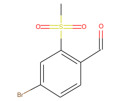 4-Bromo-2-(methylsulfonyl)benzaldehyde