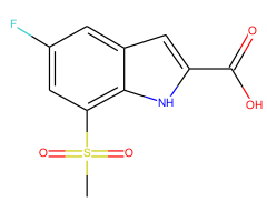 5-Fluoro-7-(methylsulfonyl)-1H-indole-2-carboxylic acid