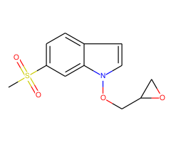 6-(Methylsulfonyl)-1-(oxiran-2-ylmethoxy)-1H-indole