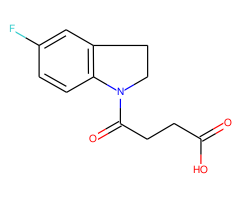 4-(5-Fluoro-2,3-dihydro-1H-indol-1-yl)-4-oxobutanoic acid