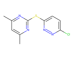 3-Chloro-6-[(4,6-dimethylpyrimidin-2-yl)thio]pyridazine