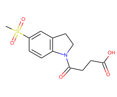 4-[5-(Methylsulfonyl)-2,3-dihydro-1H-indol-1-yl]-4-oxobutanoic acid