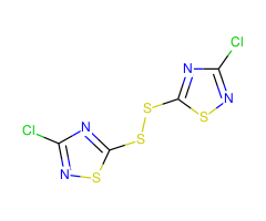 3-Chloro-5-[2-(3-chloro-1,2,4-thiadiazol-5-yl)disulfanyl]-1,2,4-thiadiazole